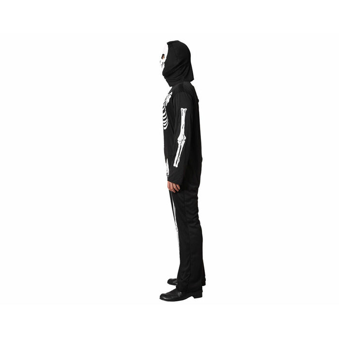Costum Deghizare pentru Adulți Schelet Negru