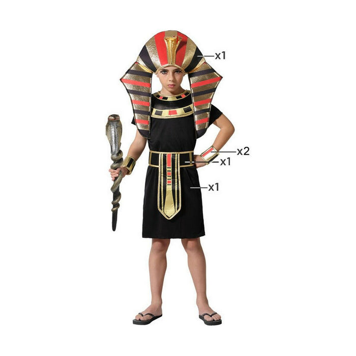 Costum Rege Egiptean Multicolor