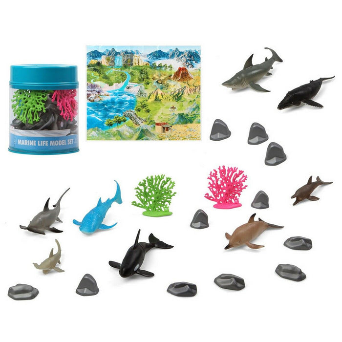 Set de Animale Sălbatice Ocean (22 Piese)