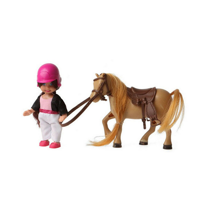 Păpușă cu animal de companie Happy Farmer