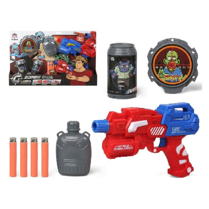 Playset Zombie Shot Pistol cu Săgeți 48 x 30 cm (48 x 30 cm)