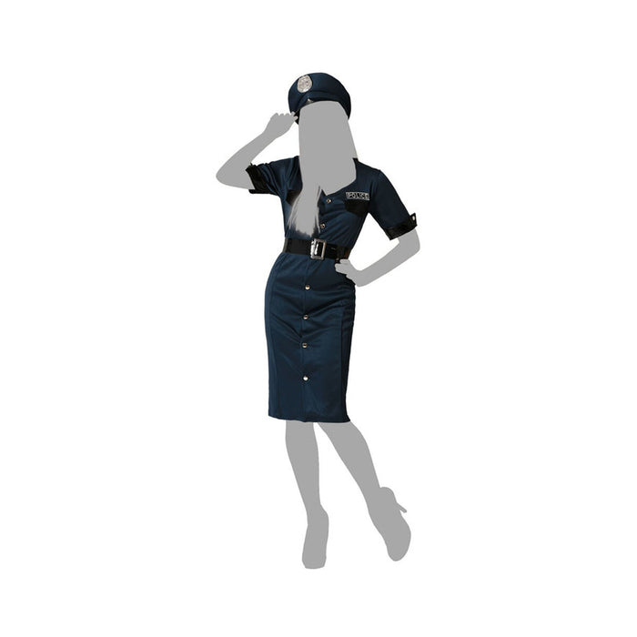 Costum Polițist Femeie Albastru