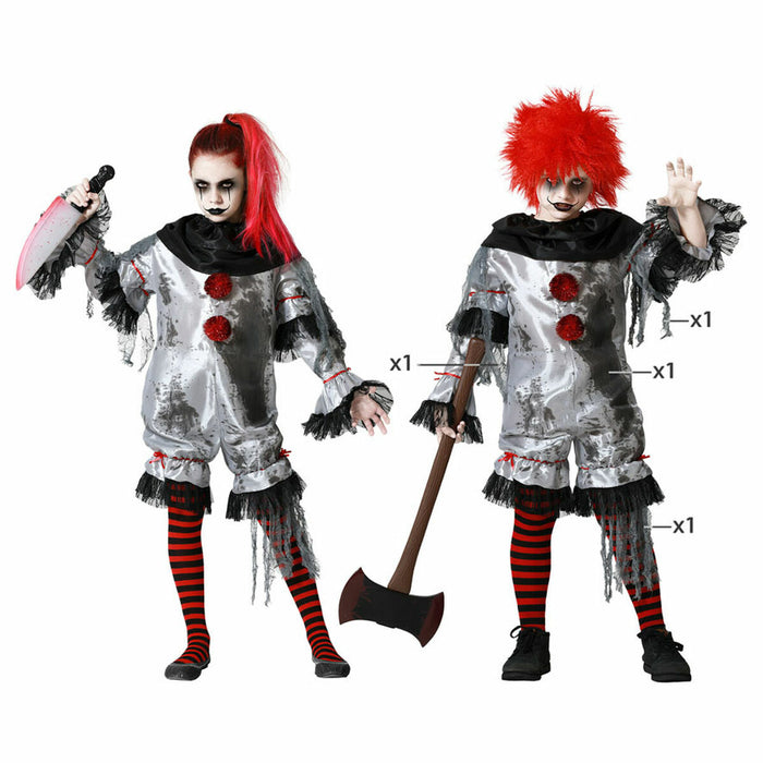 Costum Deghizare pentru Copii Clovn Gri