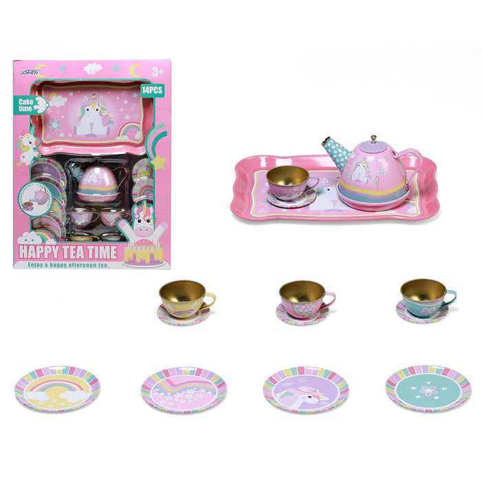 Set de Cești cu Farfurii 41 x 31 cm