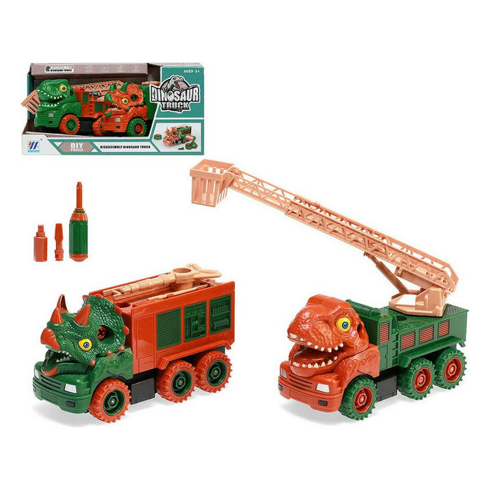 Vehicule de Construcție Camion cu Macara Dinozauri 31 x 16 cm