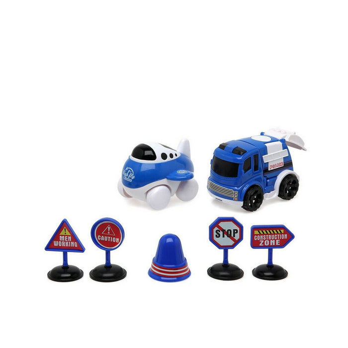 Set de Jucării cu Vehicule Police