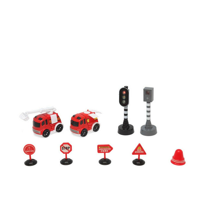 Set de Jucării cu Vehicule City Series Fire
