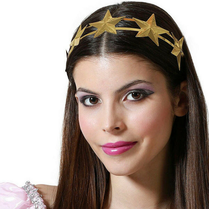 Diademă Auriu* Stele Fantezie