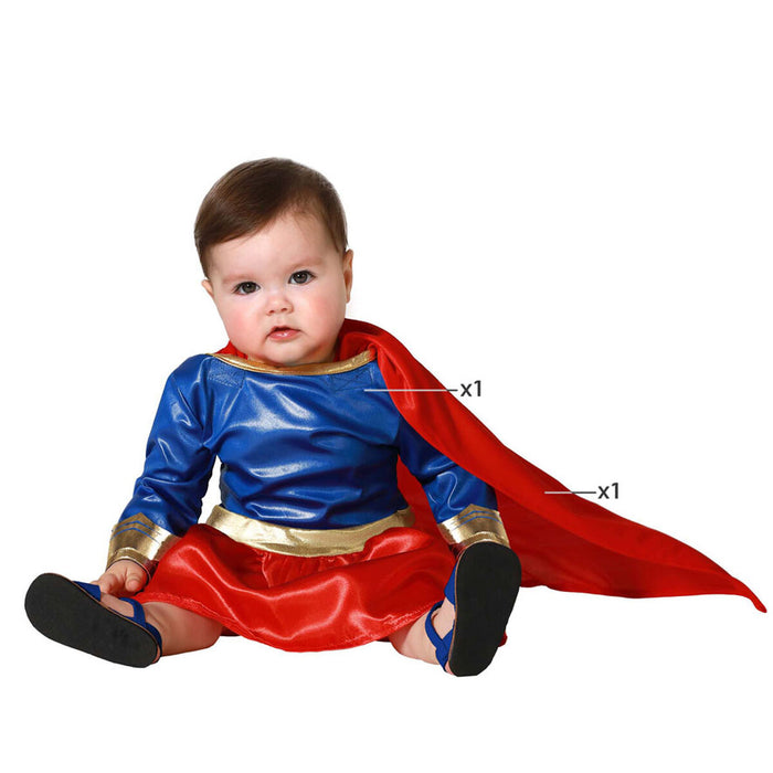 Costum Supererou Bebeluș Fată