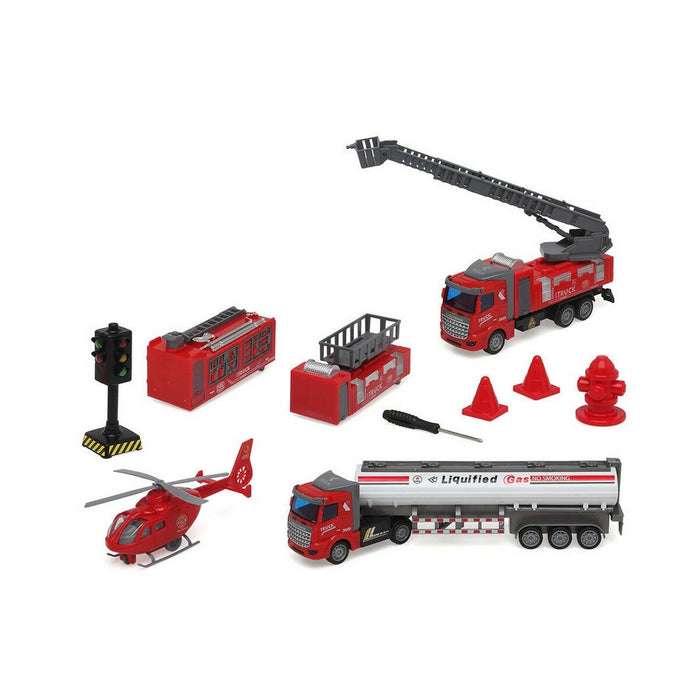 Set de Jucării cu Vehicule Fire Rescue