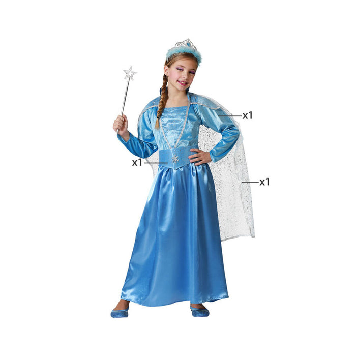 Costum Deghizare pentru Copii Prințesă Albastru