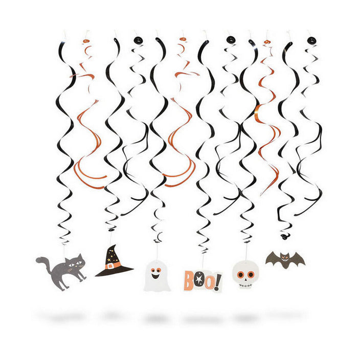 Decorațiune pentru Halloween Multicolor (12 Unități)