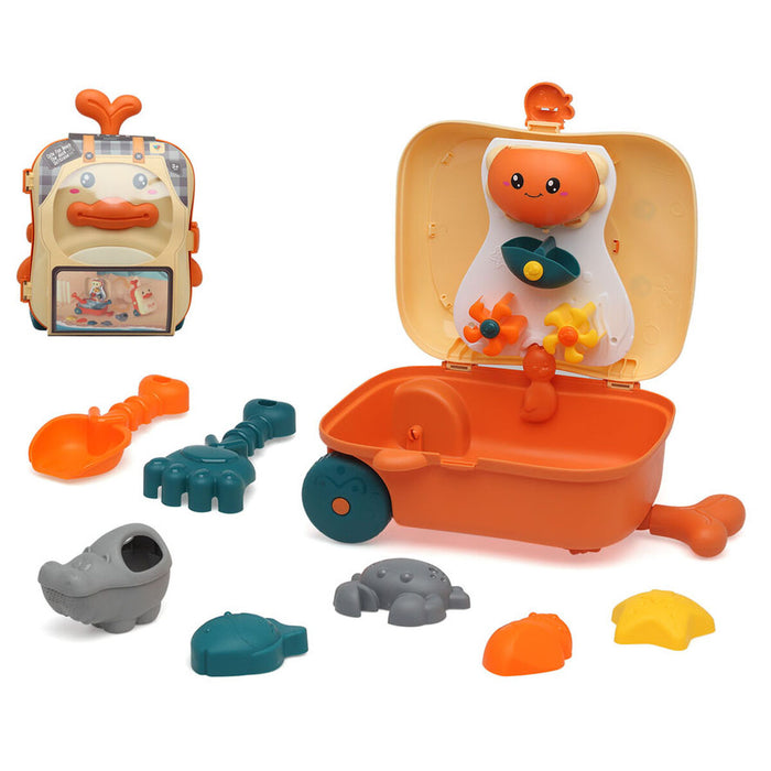 Set de jucării de plajă Cărucior de cumpărături 32 x 22 cm