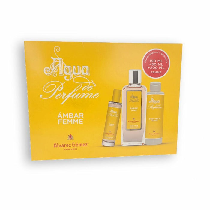 Set de Parfum Femei Alvarez Gomez Ambar 3 Piese