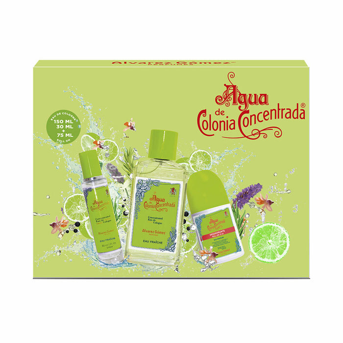 Set de Parfum Unisex Alvarez Gomez Agua de Colonia Concentrada Eau Fraîche 3 Piese