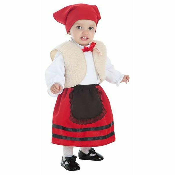 Costum Deghizare pentru Bebeluși Roșu Păstoriță 5 Piese