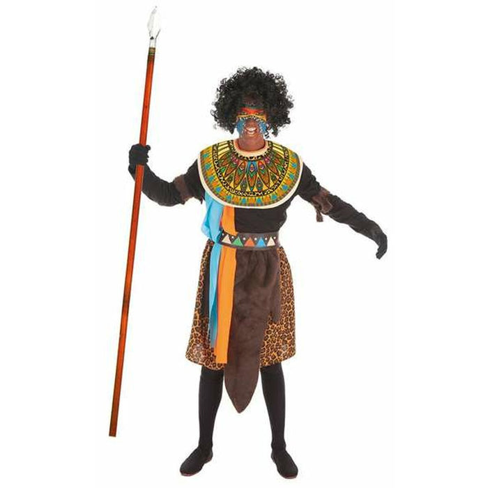 Costum Deghizare pentru Adulți African (4 Piese)