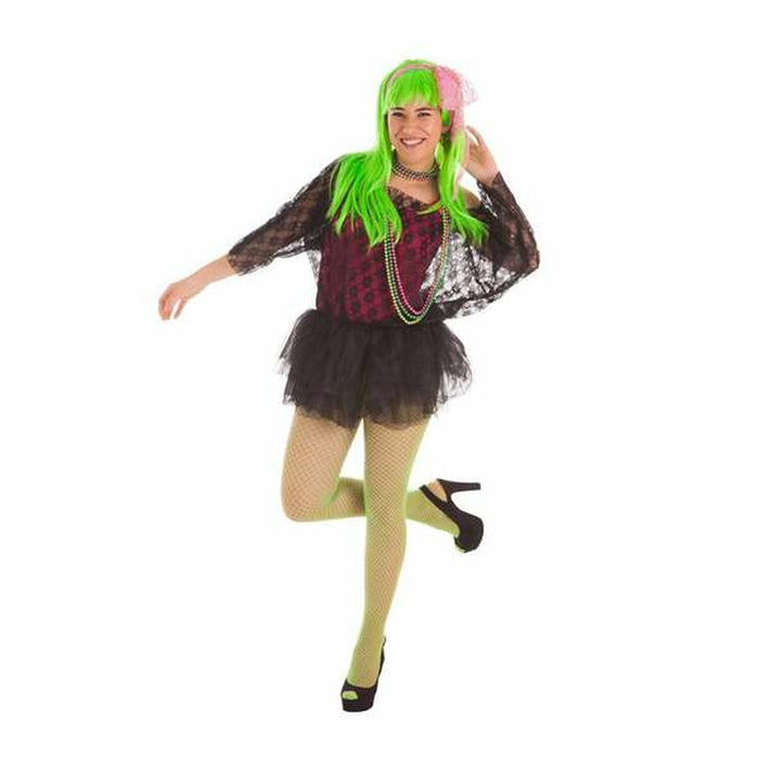 Costum Deghizare pentru Adulți Neon M/L Negru (4 Piese)
