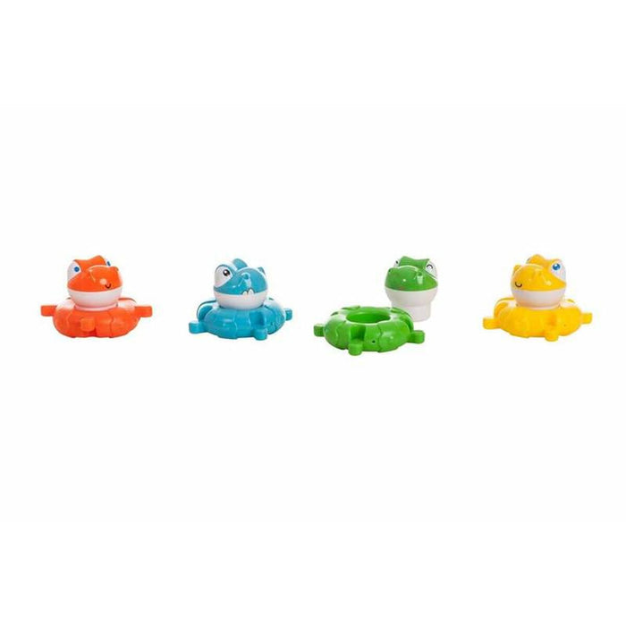 Set de Jucărie pentru Baie Multicolor 4 Piese Dinozauri