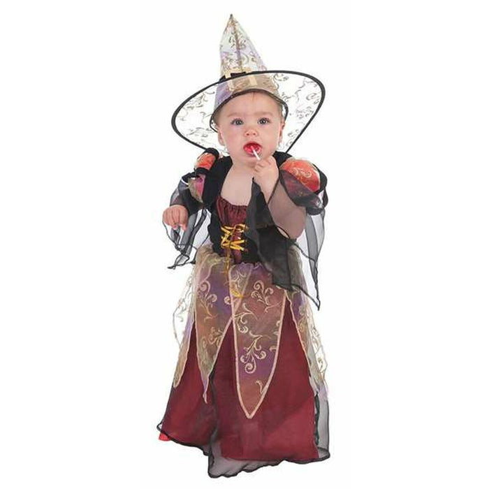 Costum Deghizare pentru Bebeluși 18 Luni Vrăjitoare (2 Piese)