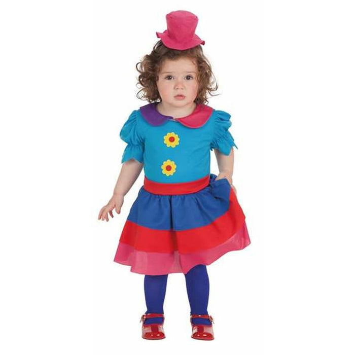 Costum Deghizare pentru Bebeluși 18 Luni Femeie Clovn (2 Piese)