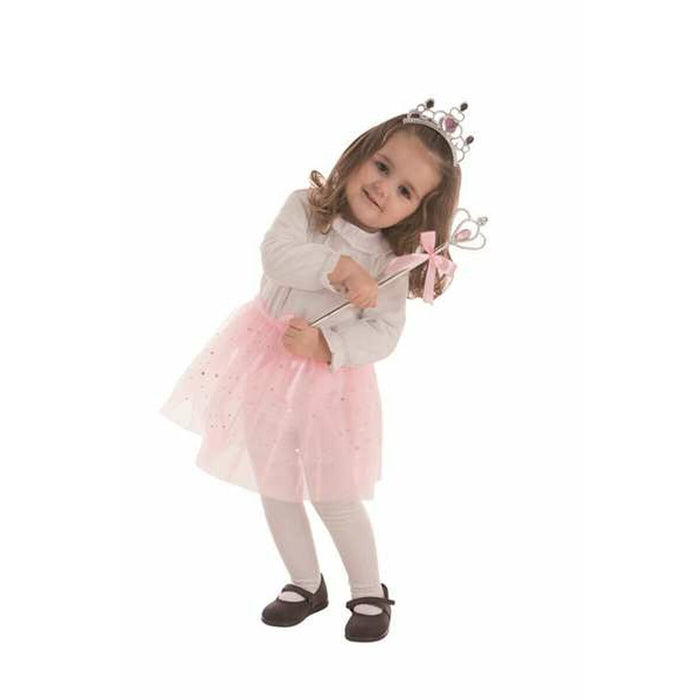 Costum Deghizare pentru Copii Crăiasa Zăpezii Roz (3 Piese)