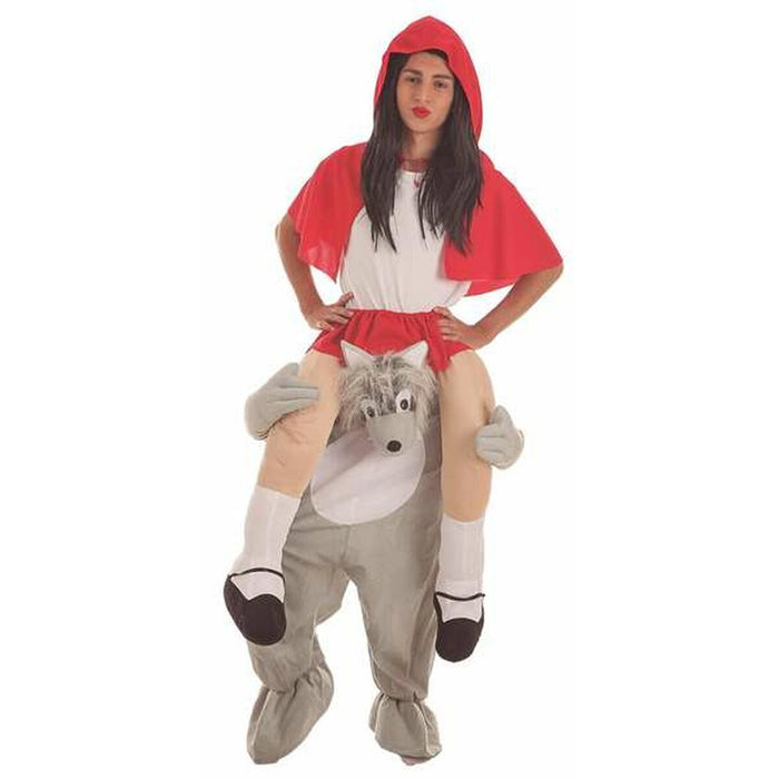 Costum Deghizare pentru Adulți Ride-On M/L Lup Feroce Scufița Roșie