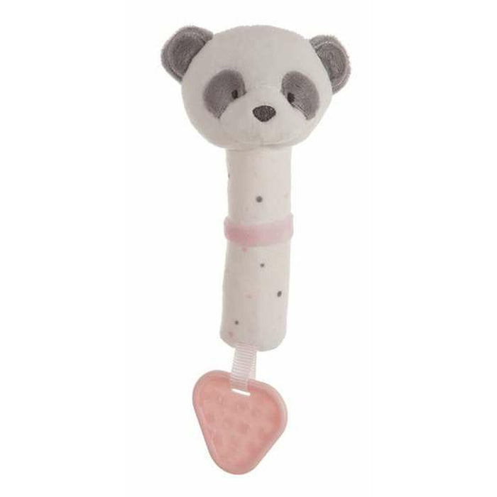 Jucărie de Ros pentru Bebeluși Urs Panda Roz 20cm