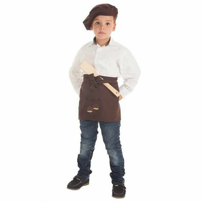 Costum Deghizare pentru Copii Pălărie Șorț Maro