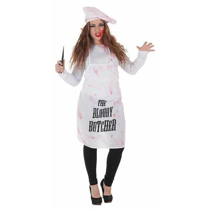 Costum Deghizare pentru Adulți Bucătăreasă M/L Sângeros (3 Piese)