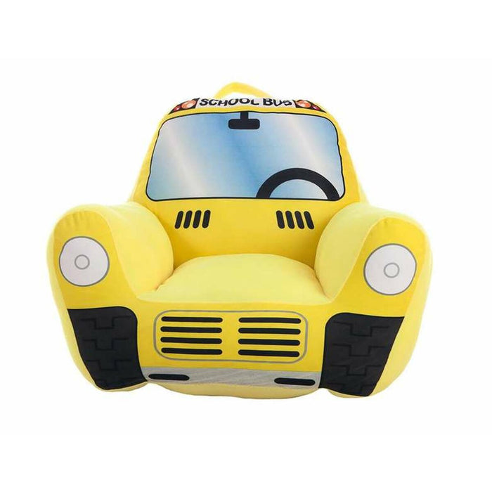 Fotoliu pentru copii Autobuz Galben 52 x 48 x 51 cm