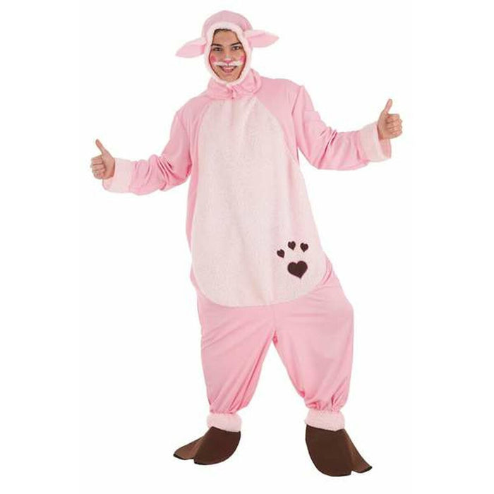 Costum Deghizare pentru Adulți Porc Roz (3 Piese)