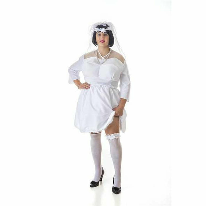 Costum Deghizare pentru Adulți Sexy Rochie de mireasă (4 Piese)