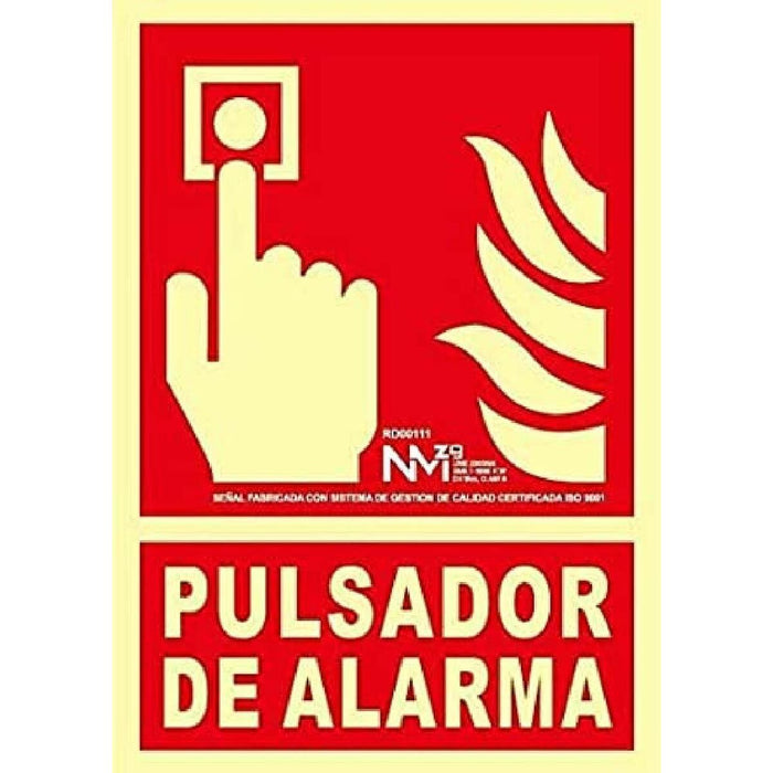 Insignă Normaluz No utilizar en caso de incendio PVC