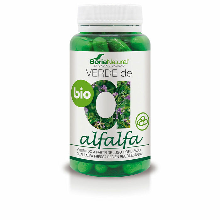 Supliment digestiv Soria Natural Verde De Alfalfa Lucernă 80 Unități