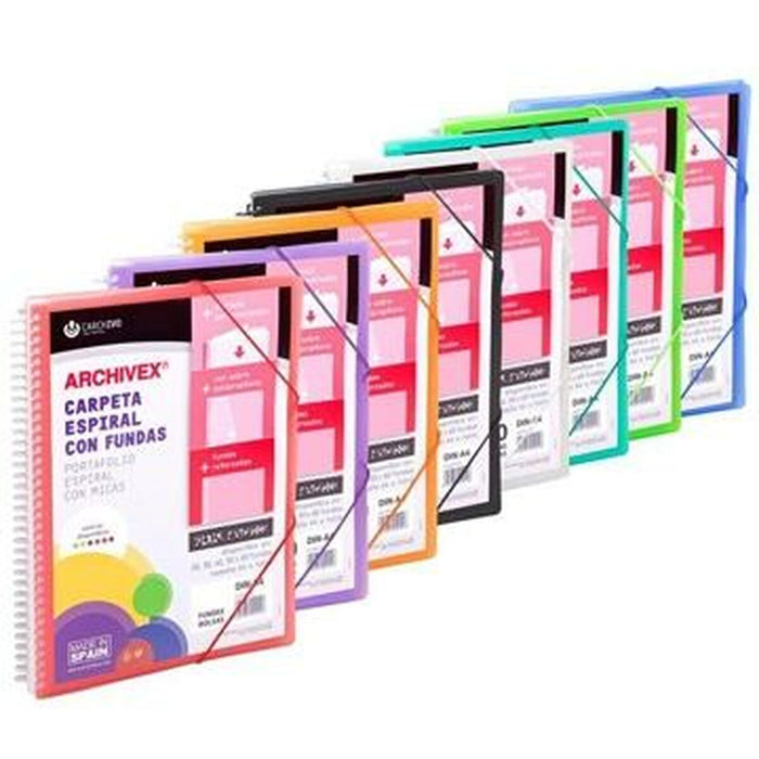 Dosar tip clasor Carchivo Archivex-Star 60 Huse/Capace A4 8 Piese