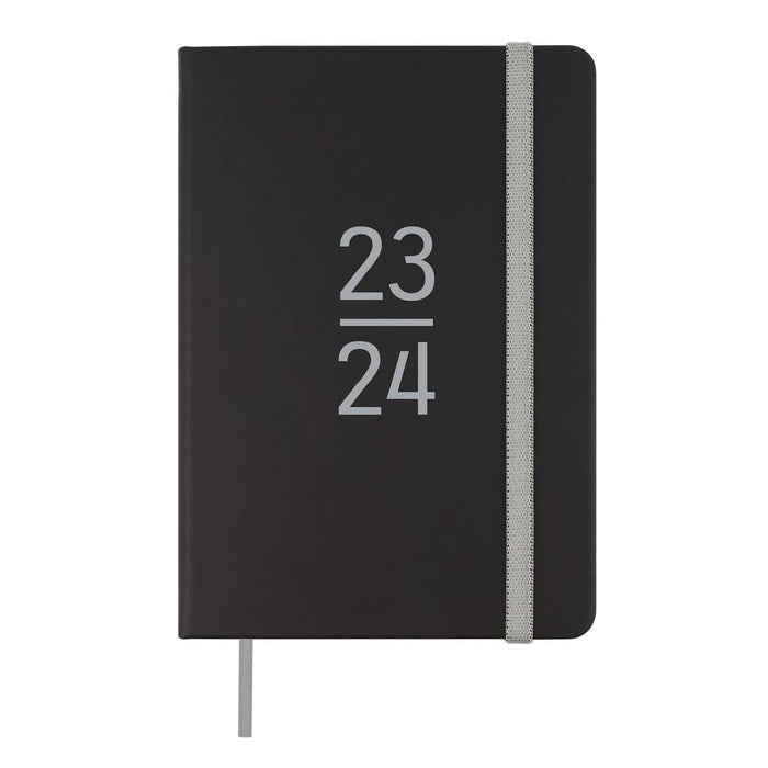 Agendă Finocam Natural Croma Şcoală 2023-2024 Negru 11,8 x 16,8 cm