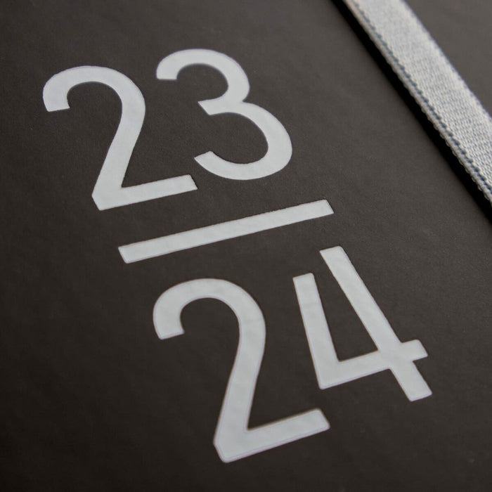 Agendă Finocam Natural Croma Şcoală 2023-2024 Negru 11,8 x 16,8 cm