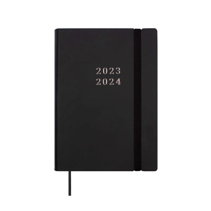 Agendă Finocam Mara 2023-2024 Negru 12 x 17 cm