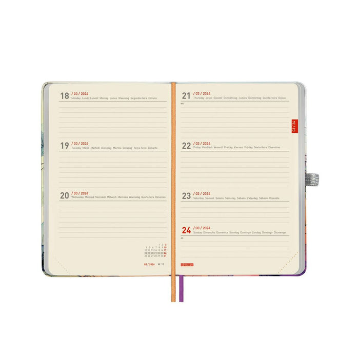 Agendă Finocam Mínimal Pretty 2023-2024 Multicolor 10 x 15 cm