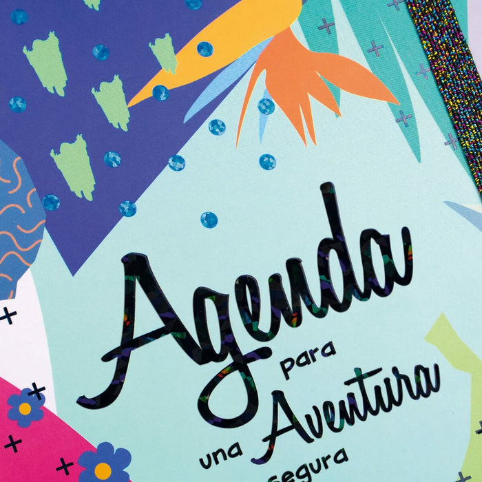 Agendă Finocam Talkual Aventura Şcoală 2023-2024 Multicolor Sfert 15,5 x 21,7 cm