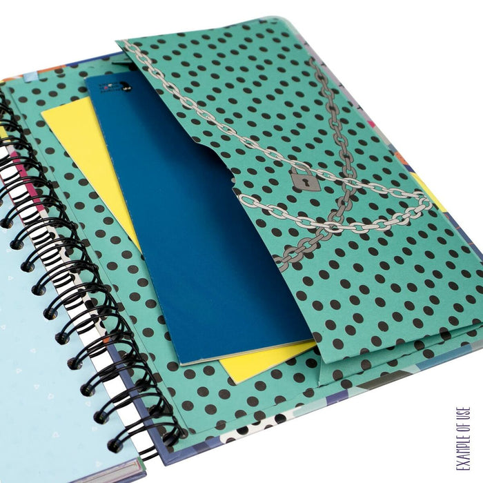 Agendă Finocam Talkual Aventura Şcoală 2023-2024 Multicolor Sfert 15,5 x 21,7 cm