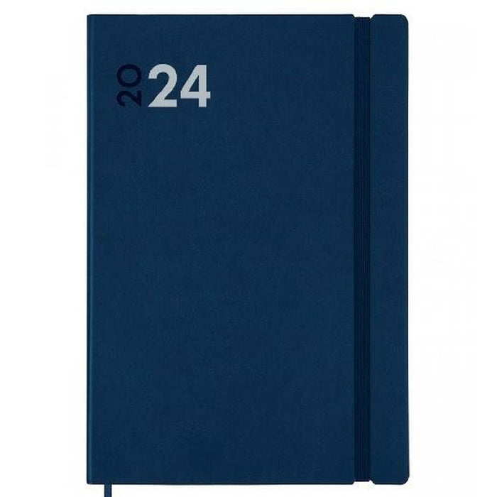 Agendă Finocam Dynamic Mara 2024 Albastru 16,5 x 24 cm