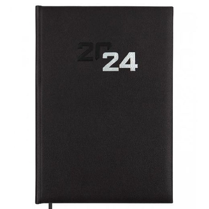 Agendă Finocam Dynamic Milano 2024 Negru 16,5 x 24 cm