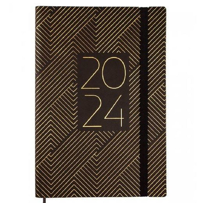 Agendă Finocam Dynamic Casual Trendy 2024 Multicolor A5 14 x 20,4 cm