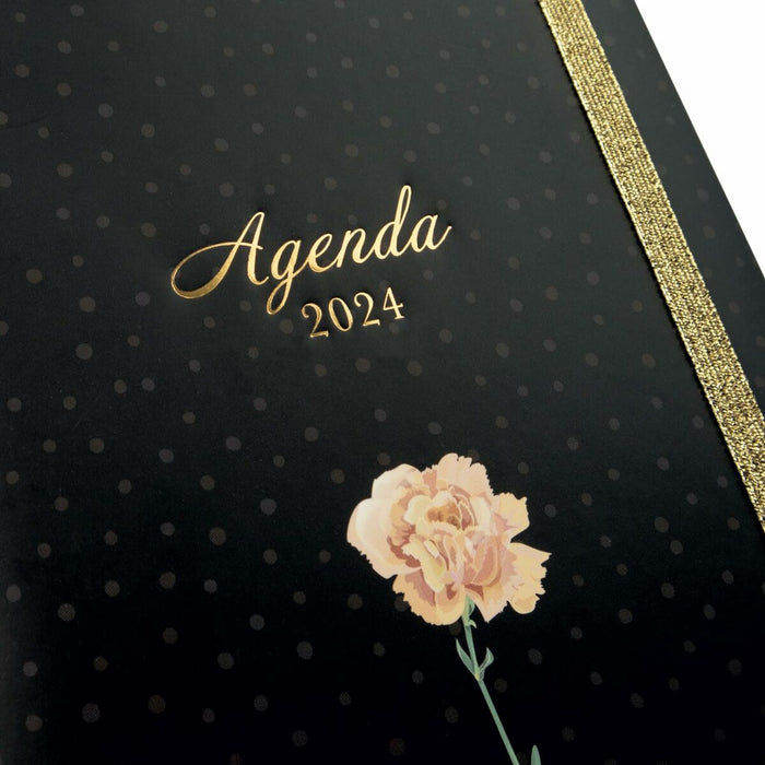Agendă Finocam Dynamic Berlin Flower 2024 Multicolor A5 14 x 20,4 cm