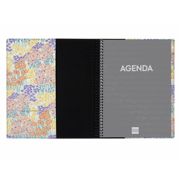 Agendă Finocam Duodesign Color 2024 Multicolor A5 15,5 x 21,2 cm