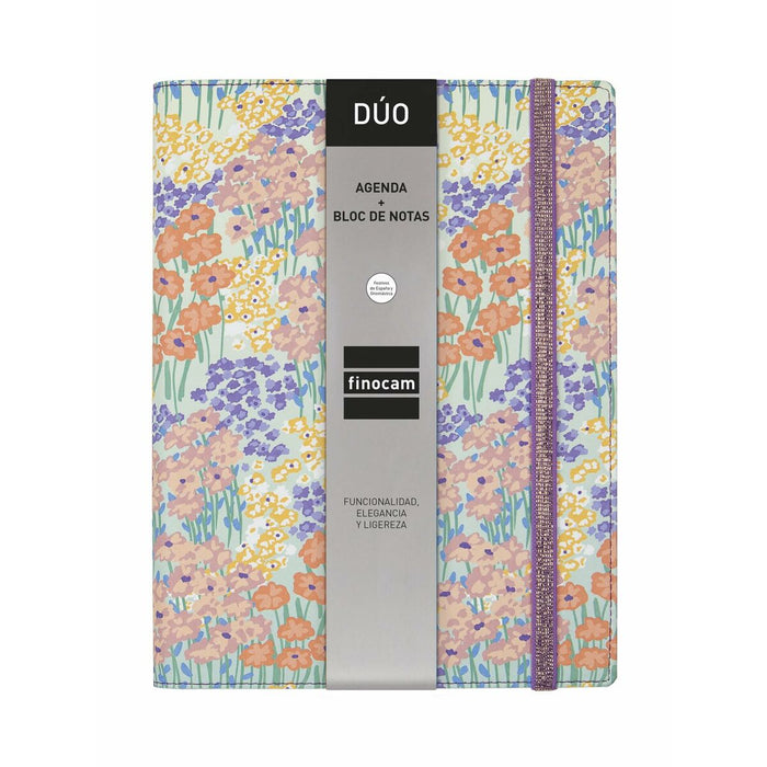 Agendă Finocam Duodesign Color 2024 Multicolor A5 15,5 x 21,2 cm