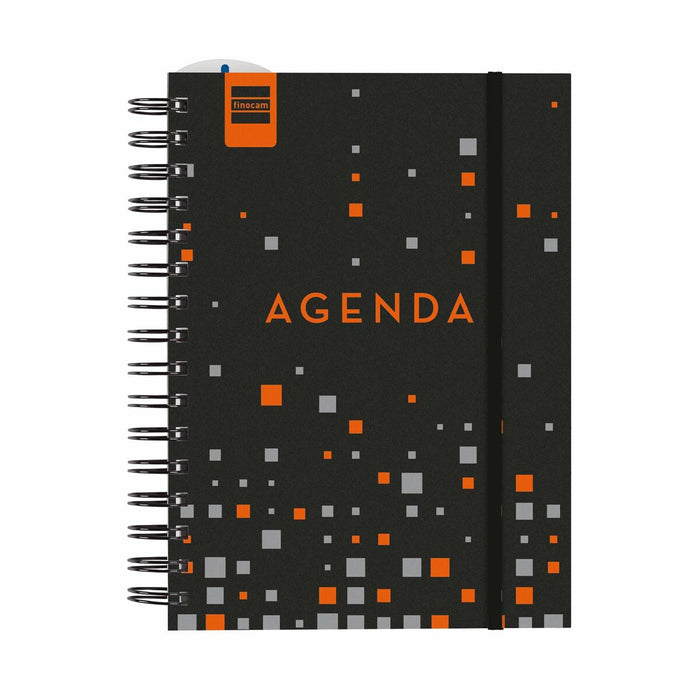Agendă Finocam Pixel Multicolor Sfert 15,5 x 21,5 cm 2024-2025