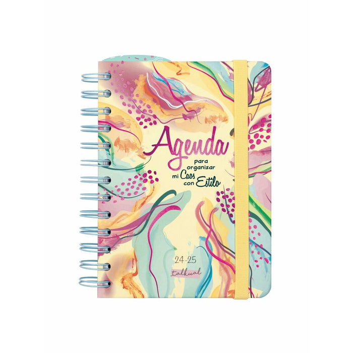 Agendă Finocam Talkual Style Multicolor 1/8 12 x 16,9 cm 2024-2025